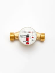 Счетчик Itelma для горячей воды DN20 L=130, 2,5 м3/ч, без штуцеров, WFW20.E130-0-R-L-0-IP54