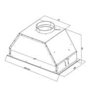������� Kuppersberg INTRO 60 X (540�285�245) 1000�3/�, 246 ��, ����.�����/������ 6508