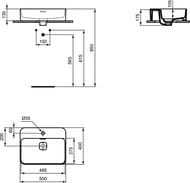 ���������� Ideal Standard Lux STRADA II 500�400�130 T296601  ���������