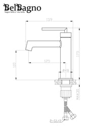 ��������� ��� �������� BelBagno ACQUA-LVM-CRM �������������, ������ ����� 100��, ����: ����