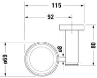 ������ ��� ������ ����� DURAVIT D-Code ���������, �����, ����: ����/������� ������ 0099191000