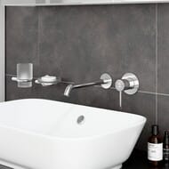 Встраиваемый смеситель для раковины VitrA Minimax Round A43549EXP однорычажный хром латунь