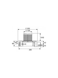 ���� TECEdrainpoint S110 � �������� � �������, ������, ����� ���� 3601100