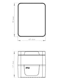 Розетка Systeme Electric ATLASDESIGN с заземлением со шторками 16А 250В IP54 антрацит ATN544045