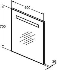 ������� Ideal Standard MIRROR&LIGHT (600�700) � ����������, �������� T3340BH