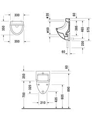 ������� DURAVIT STARCK 3 � ���������� ������� ����, ���. ��������� 0821350000