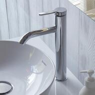 Смеситель Duravit C.1 для раковины высокий однозахватный с донным клапаном, излив 136мм C11030001010