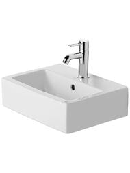 Рукомойник DURAVIT VERO 450х350х160 отверстие под смеситель, перелив 0704450000