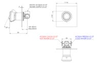 Смеситель для душа Remer Element ET30Q, хром — миниатюра 2