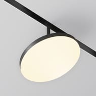 Трековый светильник Maytoni Plato (Плато) TR131-2-15W3K-B Exility 3000K 15Вт 120°, IP20, черный