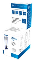 Ideal Standard Инсталляция с подвесным унитазом Ecco и сиденьем с микролифтом W770101 (W740601+W303001+W3710AA)