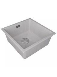 Мойка LUMI 45UNI, IT-GRANIT, LU45-BE, бежевый, 455х460, Paulmark