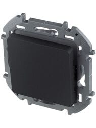 Переключатель LEGRAND INSPIRIA 1-клавишный 6 A 250 В антрацит 673693