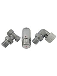 SCHLOSSER Комплект термостатический осевой правый Standard Mini DN15 GZ1/2 x GW1/2 хром 602200068
