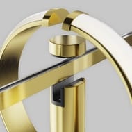 Трековый светильник Maytoni Zero (Зеро) TR230-1-10W3K-BS Flarity 3000K 10Вт 180°, IP20, латунь