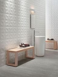 Плитка настенная Atlas Concorde 3D Wall Design Diamond White Matt (400х800) белая, 8DDI (кв.м.)
