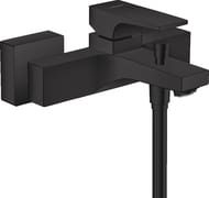 Смеситель Hansgrohe Metropol 32540670 для ванны однорычажный, настенный, черный матовый