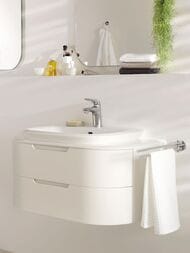 Смеситель Grohe EuroStyle 2015 Solid 23707003 для умывальника со сливным гарнитуром, S-Size, хром