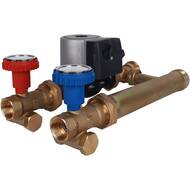 Насосная группа STOUT для твердотопливных котлов 1 с насосом Grundfos UPSO 25-65 SDG-0014-002502