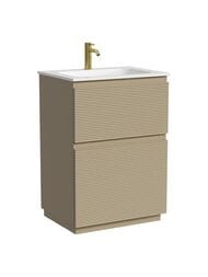 Тумба под раковину Sancos Folk Floor FL60FCP 590х445х850 напольная, с 2-мя ящиками, цвет: Капучино