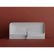 Раковина накладная Ceramicanova Aura 1020х476х140 прямоугольная, отв. под смеситель, белый CN2007