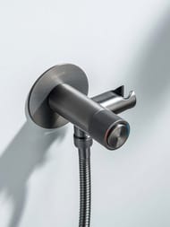 Набор с гигиеническим душем Aquatek Бетта AQ1023BGM встраиваемый, 1 отв., однозахватный, сталь оруж