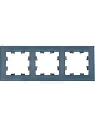 Рамка Systeme Electric ATLASDESIGN 3 поста, стекло, грифель ATN360703