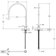 ��������� Gessi Goccia 33603.031 ��� �����������, �������, �������������, ����