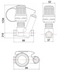 ��������� ����������� VALTEC ������� �������� 1/2", VT.348.N.04