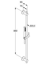 ������� �������� KLUDI Nova Fonte Deco 1S �����, ������, ��������� 2084005-35