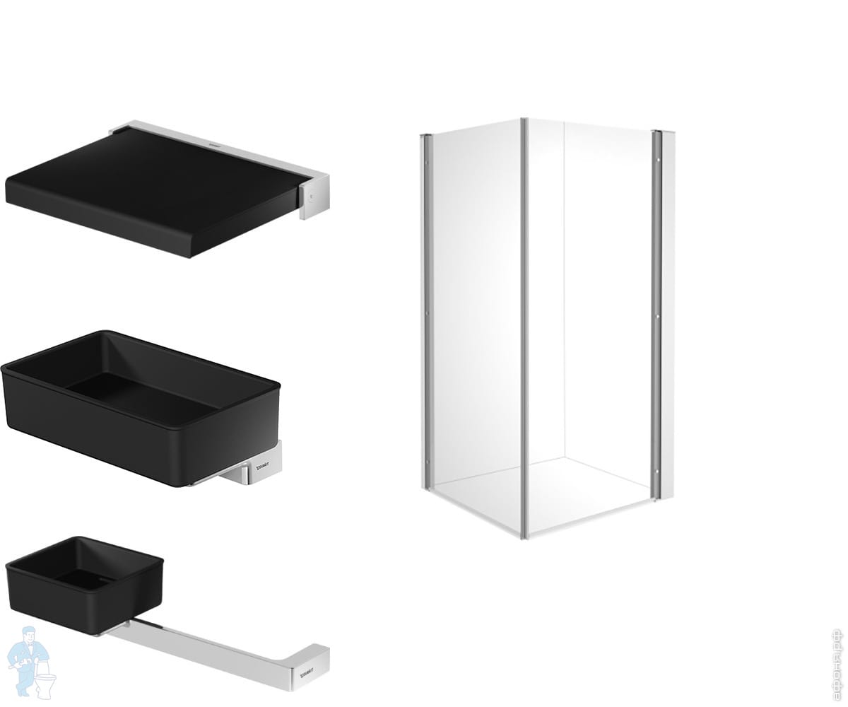 Уценка! Перегородка для душа Duravit OpenSpace В 985х885х2000 складная ...