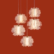 Подвесной светильник Freya Flower (Флаэ) FR5579PL-L40BS,2800 K,83 Ra,220/240 V,IP20,латунь