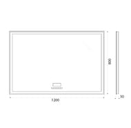 ������� BelBagno (1200x30x800) � ���������� � ��������� ������������ SPC-GRT-1200-800-LED-TCH