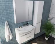 Раковина Aquaton Беверли 80 1WH302422 800x480x165 мм, перелив, отверстие под смеситель, белый фарфор