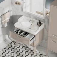Тумба под раковину KERAMA MARAZZI POMPEI напольная с 2 ящиками, 760х480х482 бежевая PO.N.80.2\CAM
