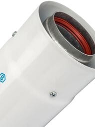 Элемент дымохода STOUT D60/100 труба коакс.телескоп.470-750мм п/м,уплотнения,хомут SCA-6010-004775