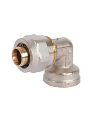 Уголок STOUT 20х3/4"В обжимной, для металлопластиковых труб, SFS-0007-003420
