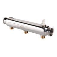 Коллектор VALTEC 1" на 3 выхода 1/2"Н нерж. м/о 100 мм VTc.510.SS.060403 — миниатюра 1