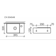 �������� ��������� Ceramicanova Element 395�220�125 ���� �����,���.��� ����., ������ ���. CN5045MB