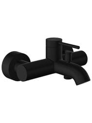 Настенный смеситель для ванны VitrA Minimax Round A4354836EXP однорычажный матовый черный латунь