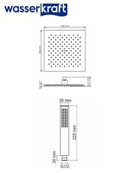 ������� ������� WasserKRAFT Glan �66209 ������������ ���������, ������� � ������ ���, ������ ������