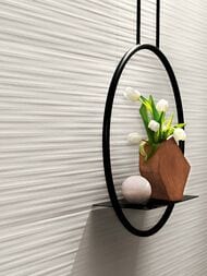 Плитка настенная Atlas Concorde 3D Wall Plaster Combed White (500х1200х8,5) белая, AHQX (кв.м.)