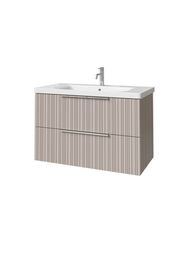 Тумба под раковину Caprigo RAIN 90 (870х446х550) подвесная, 2 ящика, цвет Сансет 36513-SF022