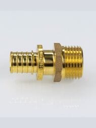 Соединитель VALTEC, аксиальный, 32х1"Н, латунь CW614N, VTm.401.G.003206