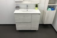 Тумба COMFORTY Верона-90 (905х870х470) напольная, с раковиной, дуб белый 00-00001972