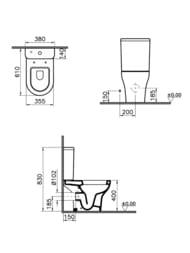 ������-������� Vitra Zentrum (355�610�830) ���������, � ��������, ����� 9012B003-7209