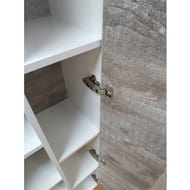 Шкаф-колонна COMFORTY Турин-45 (450х1600х320) подвесной, дуб бежевый 00004136455