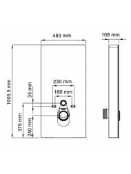 ���������� ������ ������� ����������� WasserKRAFT Naab 86 ��� ��������, ������, ����� 86TLT.040.SE.WH