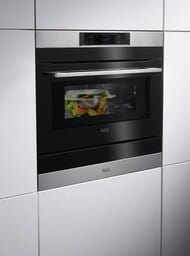 ������� ���� AEG CombiQuick KMK768080M (455x595x567) ������������, � ���, ����.�����, Wi-Fi