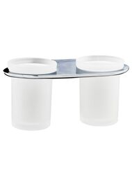 Стакан для зубных щеток двойной WasserKRAFT Kammel K-8328D